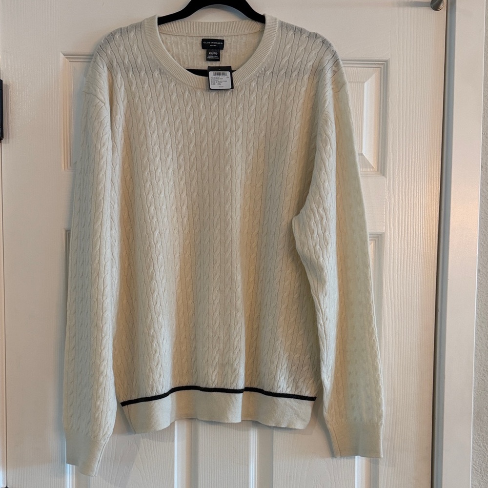 NWT‎ CLUB MONACO MERINO MENS SWEATER XXL